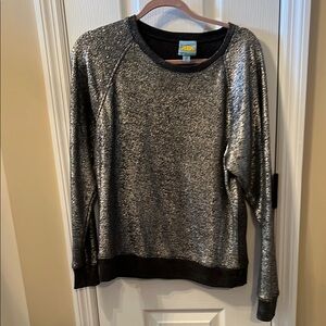 Silver Sparkle Women's Sweater